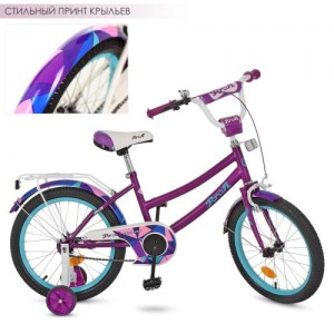 Велосипед детский двухколесный PROFI Y16161 Geometry, 16 дюймов, фиолетовый