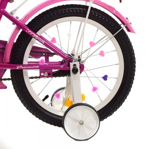 Велосипед детский двухколесный PROFI Y1616 Princess, 16 дюймов, малиновый