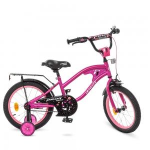 Велосипед дитячий двоколісний PROFI Y16183 TRAVELER, 16 дюймів, малиновий