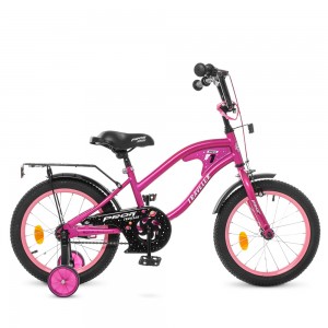 Велосипед дитячий двоколісний PROFI Y16183 TRAVELER, 16 дюймів, малиновий