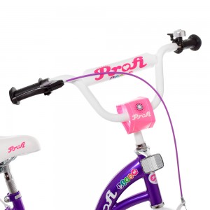 Велосипед детский двухколесный PROFI Y1622-1 Bloom, 16 дюймов, фиолетовый