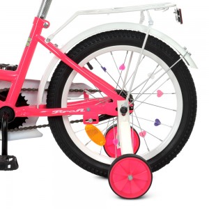 Велосипед дитячий двоколісний PROFI Y16302N Blossom, 16 дюймів, малиновий