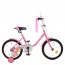 Велосипед дитячий двоколісний PROFI Y1681 Flower, 16 дюймів, рожевий
