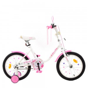 Велосипед дитячий двоколісний PROFI Y1685 Ballerina, 16 дюймів, білий
