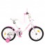 Велосипед дитячий двоколісний PROFI Y1685 Flower, 16 дюймів, білий