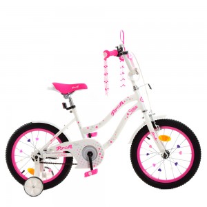 Велосипед дитячий двоколісний PROFI Y1694 Star, 16 дюймів, білий