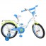 Велосипед дитячий двоколісний PROFI Y1824 Butterfly, 18 дюймів, біло-блакитний