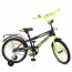 Велосипед детский двухколесный PROFI G1851 Inspirer, 18 дюймов, салатово-черный