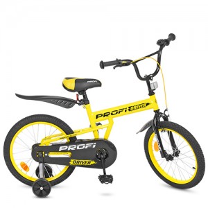 Велосипед дитячий двоколісний PROFI L18111 Driver, 18 дюймів, жовтий