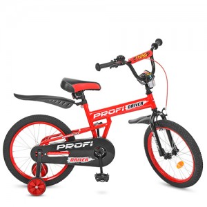 Велосипед детский двухколесный PROFI L18112 Driver, 18 дюймов, красный