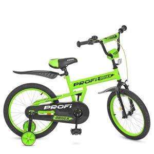 Велосипед дитячий двоколісний PROFI L18113 Driver, 18 дюймів, салатовий