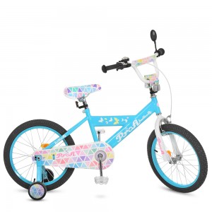 Велосипед дитячий двоколісний PROFI L18133 Butterfly, 18 дюймів, блакитний