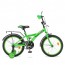 Велосипед детский двухколесный PROFI T1836 Racer, 18 дюймов, зеленый