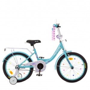 Велосипед дитячий двоколісний PROFI XD1815 Princess, 18 дюймів, аквамарин