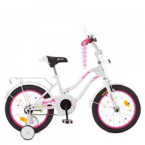Велосипед дитячий двоколісний PROFI XD1894 Star, 18 дюймів, білий