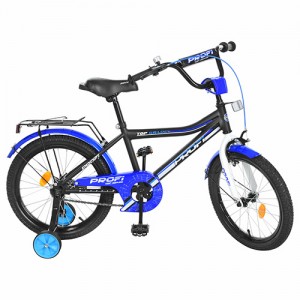 Велосипед детский двухколесный PROFI Y18101 Top Grade, 18 дюймов, сине-черный