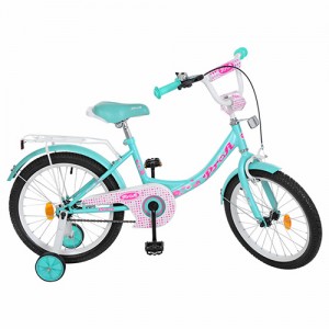 Велосипед детский двухколесный PROFI Y1812 Princess, 18 дюймов, мятный