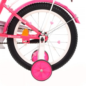 Велосипед дитячий двоколісний PROFI Y1813-1 Princess, 18 дюймів, малиновий