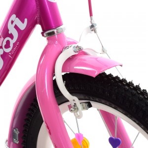 Велосипед детский двухколесный PROFI Y1816 Princess, 18 дюймов, малиновый