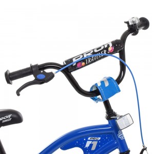 Велосипед дитячий двоколісний PROFI Y18182 TRAVELER, 18 дюймів, синій