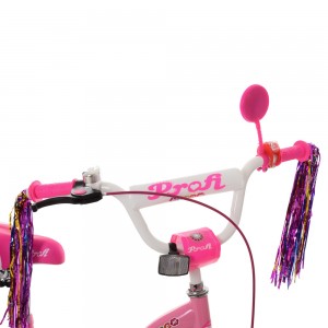 Велосипед детский двухколесный PROFI Y1821-1 Bloom, 18 дюймов, розовый