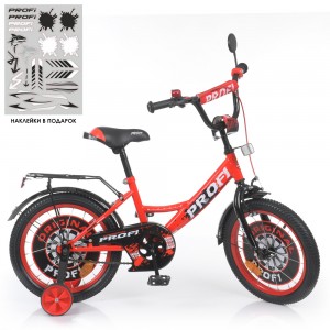 Велосипед дитячий двоколісний PROFI Y1846-1 Original boy, 18 дюймів, чорно-червоний