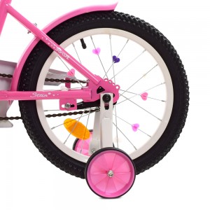 Велосипед дитячий двоколісний PROFI Y1891 Star, 18 дюймів, рожевий