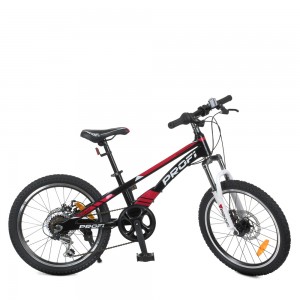 Велосипед детский двухколесный PROFI LMG20210-3, 20 дюймов, черный