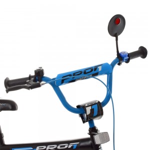 Велосипед детский двухколесный PROFI SY2053 Inspirer, 20 дюймов, черно-синий