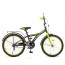 Велосипед дитячий двоколісний PROFI T2037 Racer, 20 дюймів, салатово-чорний