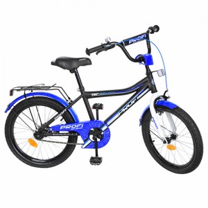 Велосипед детский двухколесный PROFI Y20101 Top Grade, 20 дюймов, сине-черный