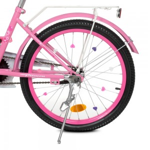 Велосипед детский двухколесный PROFI Y2011 Princess, 20 дюймов, розовый
