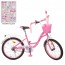 Велосипед детский двухколесный PROFI Y2021-1 Bloom, 20 дюймов, розовый