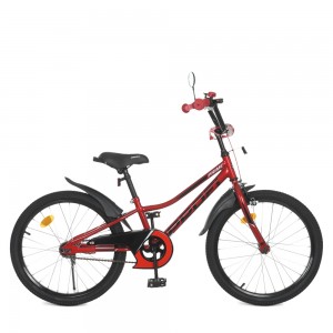 Велосипед детский двухколесный PROFI Y20221-1 Prime, 20 дюймов, красный