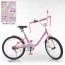 Велосипед дитячий двоколісний PROFI Y2081 Ballerina, 20 дюймів, рожевий