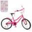 Велосипед детский двухколесный PROFI Y2092 Star, 20 дюймов, малиновый