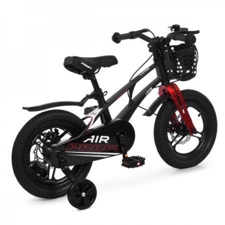 Велосипед детский PROF1 AIR PRO 18д. MB 181059 black SKD75,магнез.рама,вилка,обод,перед/зад.диск.торм.,корзина,крыла,доп.кол Велосипед детский PROF1 AIR PRO 18д. MB 181059 black SKD75,магнез.рама,вилка,обод,перед/зад.диск.торм.,корзина,крыла,доп.кол