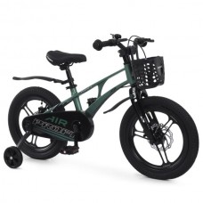 Велосипед детский PROF1 AIR PRO 18д. MB 181059 dark green SKD75,магнез.рама,вилка,обод,перед/зад.диск.торм.,корзина,крыла,доп.кол Велосипед детский PROF1 AIR PRO 18д. MB 181059 dark green SKD75,магнез.рама,вилка,обод,перед/зад.диск.торм.,корзина,крыла,доп.кол