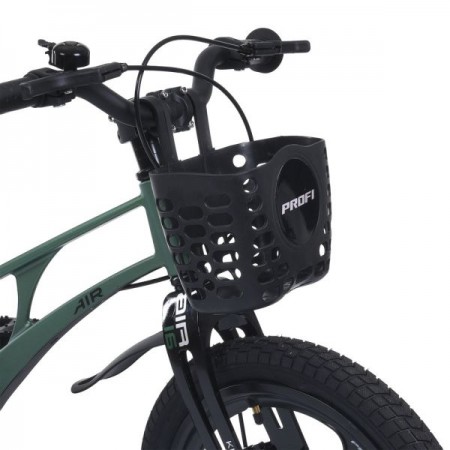 Велосипед детский PROF1 AIR PRO 18д. MB 181059 dark green SKD75,магнез.рама,вилка,обод,перед/зад.диск.торм.,корзина,крыла,доп.кол Велосипед детский PROF1 AIR PRO 18д. MB 181059 dark green SKD75,магнез.рама,вилка,обод,перед/зад.диск.торм.,корзина,крыла,доп.кол