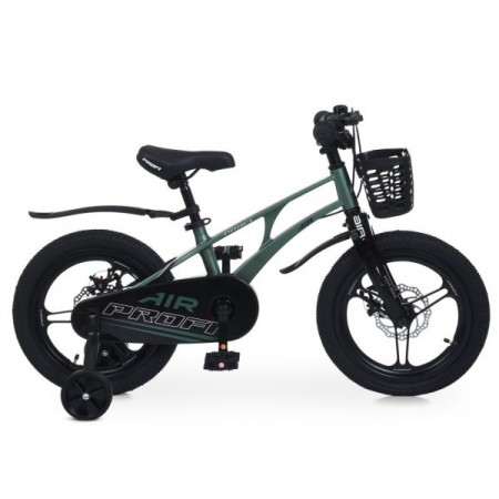 Велосипед детский PROF1 AIR PRO 18д. MB 181059 dark green SKD75,магнез.рама,вилка,обод,перед/зад.диск.торм.,корзина,крыла,доп.кол Велосипед детский PROF1 AIR PRO 18д. MB 181059 dark green SKD75,магнез.рама,вилка,обод,перед/зад.диск.торм.,корзина,крыла,доп.кол