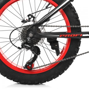 Велосипед фетбайк Profi POWER 20 дюймів, рама 13 ", чорний (EB20POWER 1.0 S20.1)