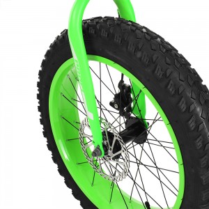Велосипед фэтбайк Profi POWER 20 дюймов, рама 13", зелено-черный (EB20POWER 1.0 S20.2)