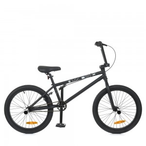 Велосипед BMX Profi BMXDEEP 20 дюймів, рама 9,5", чорний (G20BMXDEEP S20.2)