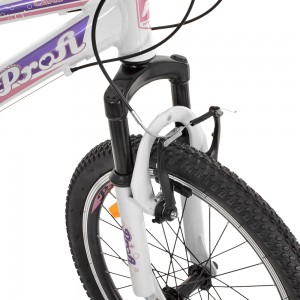 Велосипед горный MTB Profi CARE 20 дюймов, рама 12", белый (G20CARE A20.3)