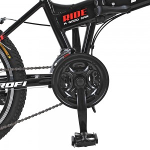 Велосипед міської, складаний Profi RIDE 20 дюймів, рама 12 ", чорний (G20RIDE A20.1)