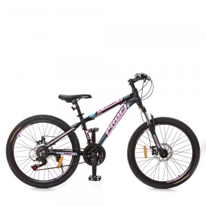 гірський Велосипед MTB Profi OPTIMAL 24 дюйма, рама 13", чорний (G24OPTIMAL A24.2)