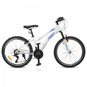 Велосипед міської Profi VEGA 24 дюйма, рама 13,5 ", білий (G24VEGA A24.1)