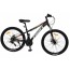 Велосипед 24 д. MTB2401-2 алюм.рама 11", SHIMANO 21SP, швидкознім.кол., чорний
