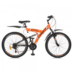 Велосипед гірський (MTB) Profi GAMBLER 26 дюймів, рама 19,5 ", мікс кольорів (G26GAMBLER S26MIX)