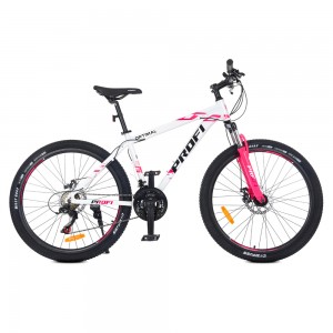 Велосипед гірський MTB Profi OPTIMAL 26 дюймів, рама 16,5", білий (G26OPTIMAL A26.5)